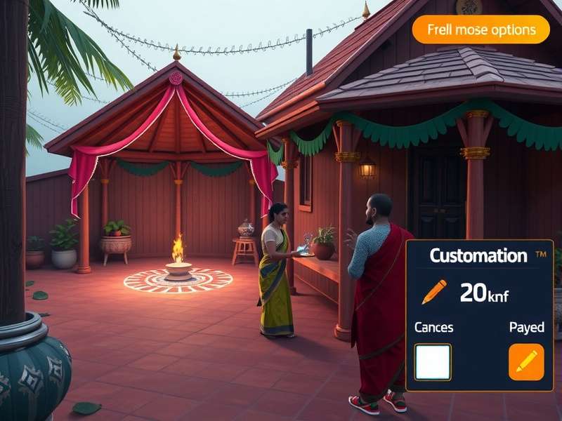 Cultural Indian Abode player customization options
